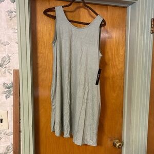 NWT Lulus Olive Green Sleeveless Mini Dress or Long Tunic Size M Made in USA
